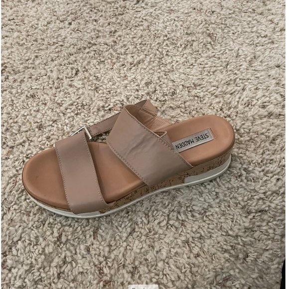 Steve Madden Brenda Platform Sandal - 9 Tan - Picture 3 of 16